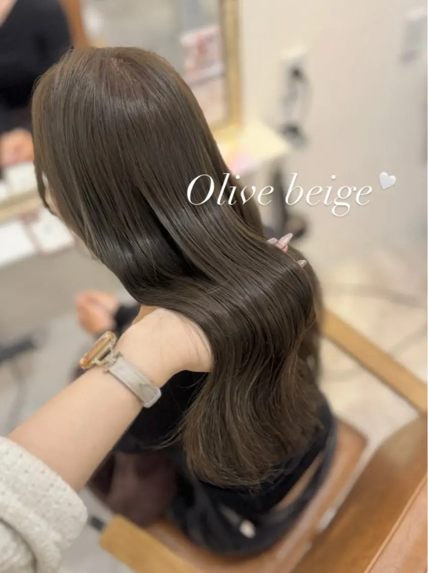 カラー カット ヘアカラー トリートメント mareka/顔周り /透明感カラー🤍のヘアスタイル