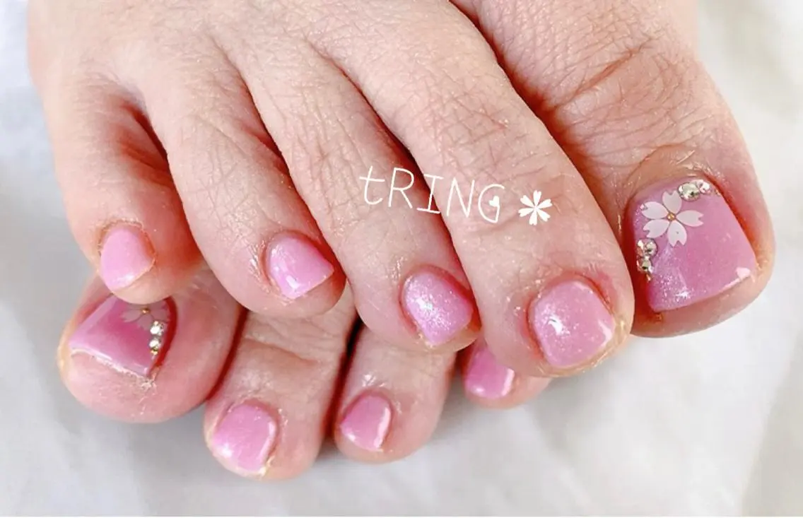 ネイル ハンドネイル tRING* しいの木台のネイルデザイン