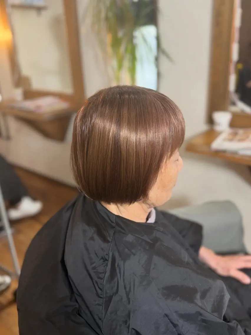 ショート ヘアカラー トリートメント 陽 菜のヘアスタイル