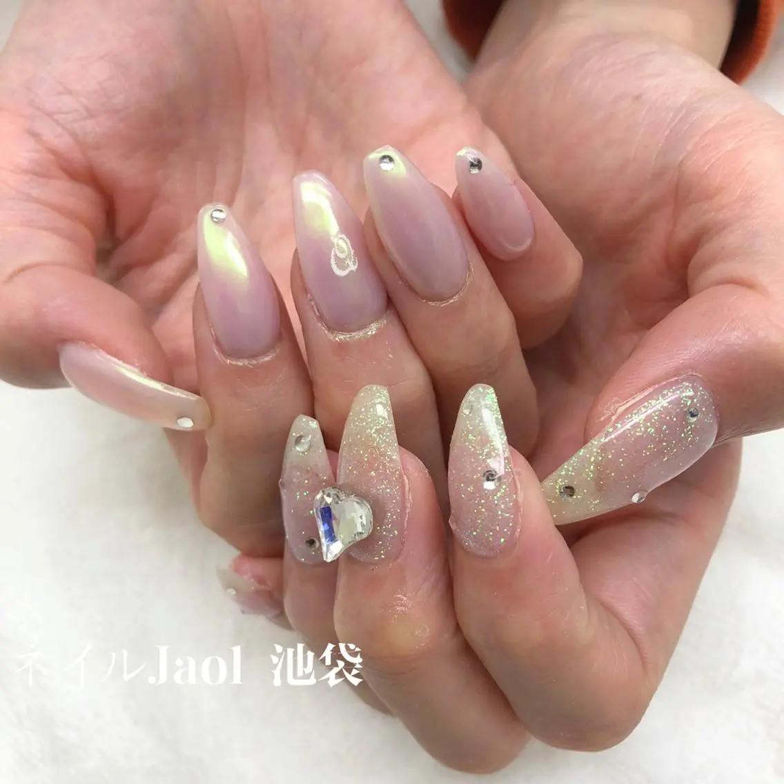 セミロング ネイルJaol 池袋のネイルデザイン