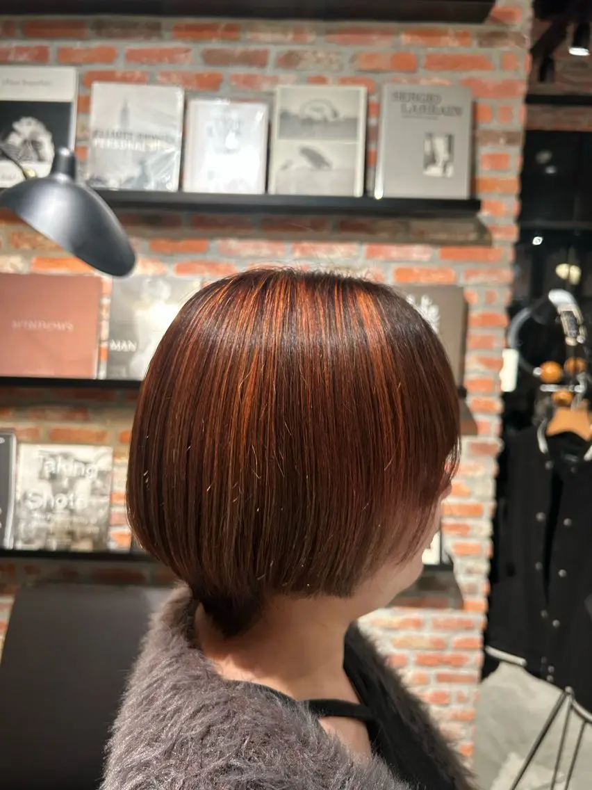 ハイライト꒰ブリーチ込み ꒱の写真