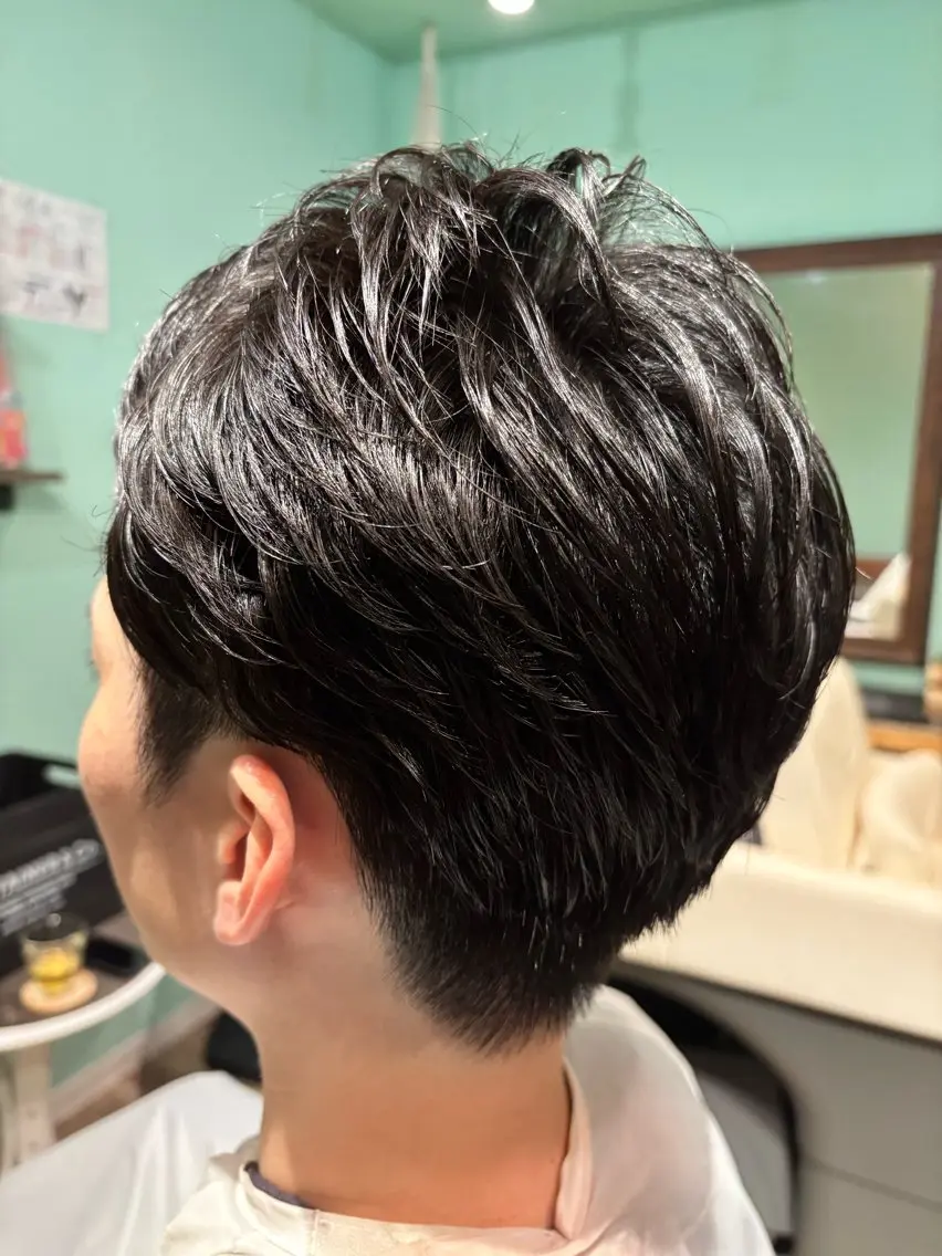 カット+メンズニュアンスパーマの写真