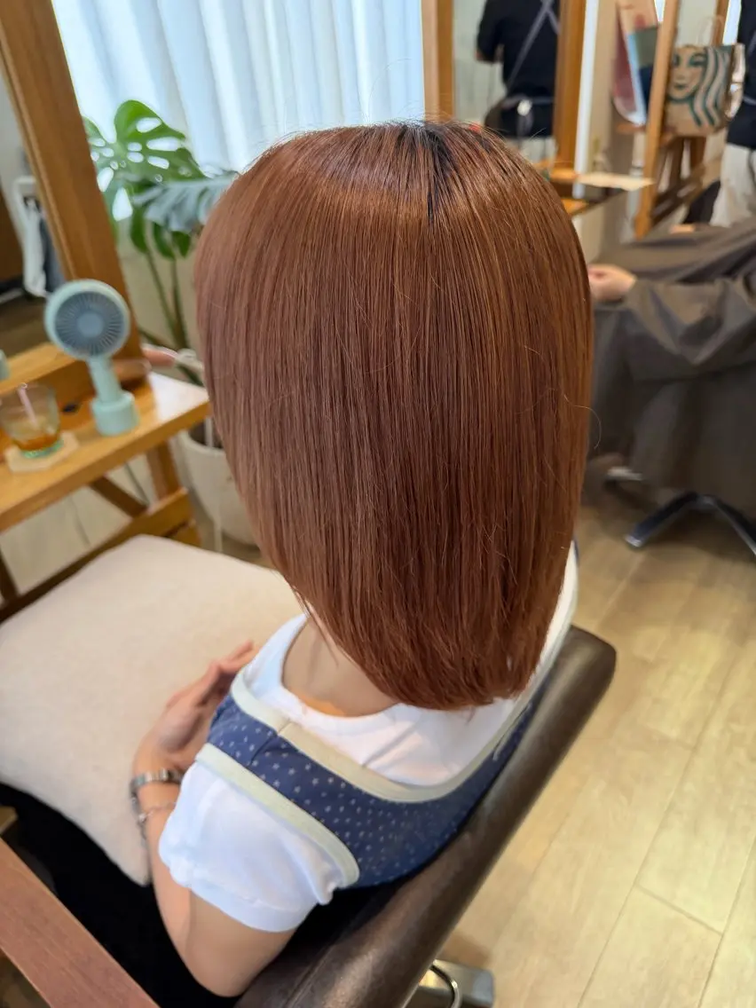 ミディアム トリートメント RENA|透明感 カラー×癒しスパのヘアスタイル