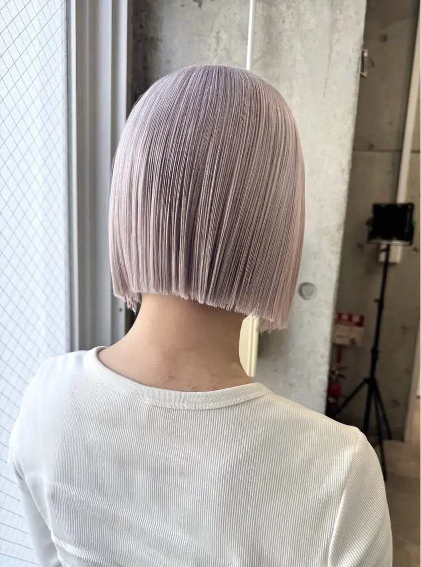 ショート カラー バレイヤージュ ブリーチ ケアブリーチ 透明感カラー ダブルカラー ヘアカラー トリートメント lani ブリーチ /ダブルカラーのヘアスタイル