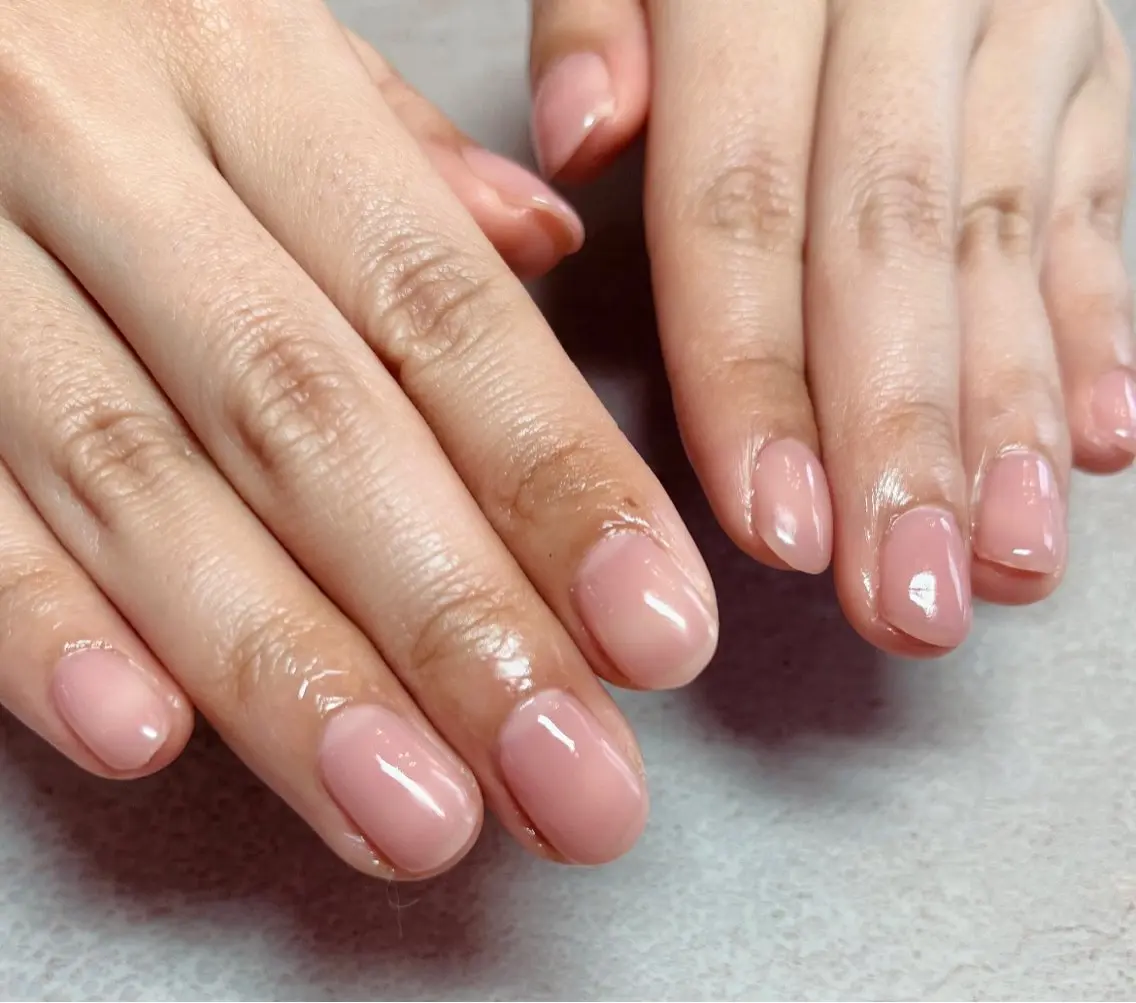 ネイル ワンカラーネイル ハンドネイル HazeGrass NAILのネイルデザイン