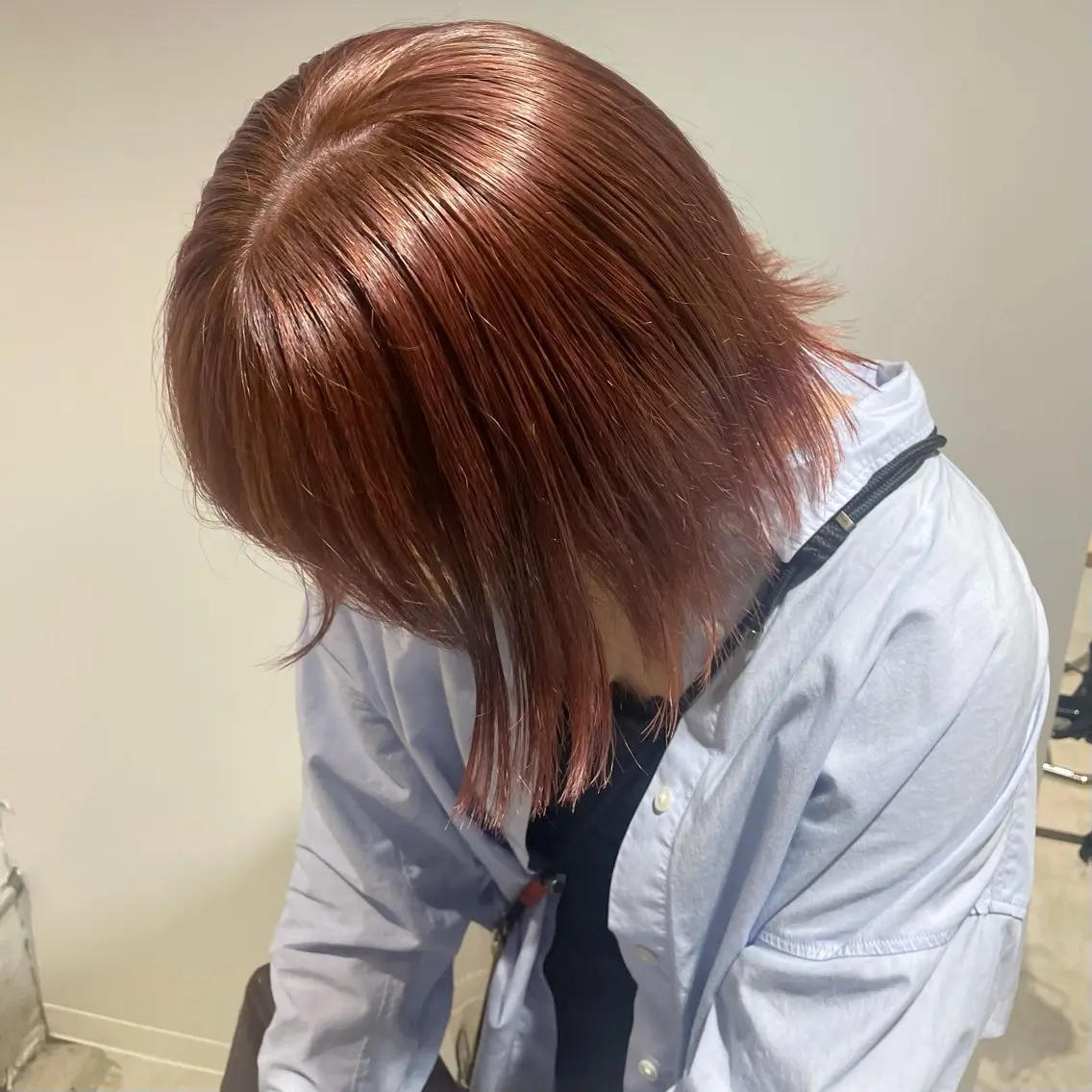 ミディアム 盛れる透明感カラー・ momokaのヘアスタイル