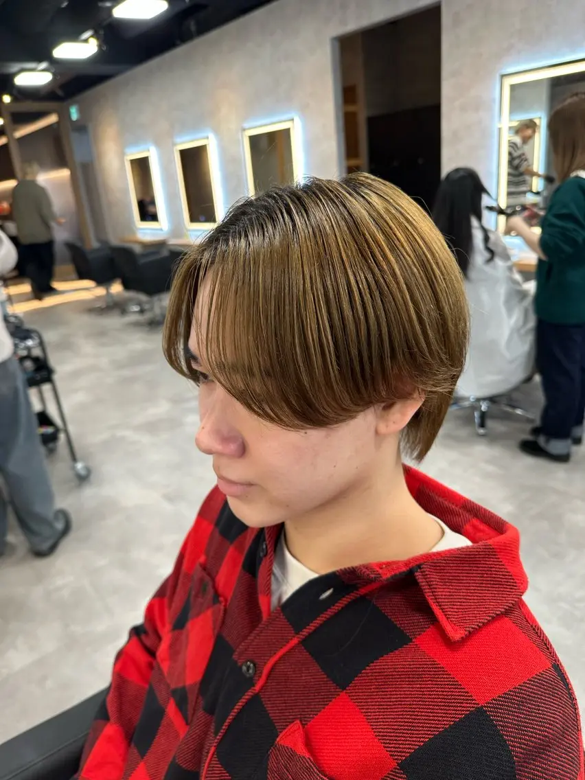 カラー メンズ カット ヘアカラー 札幌メンズ指名 No. 1/光👑のヘアスタイル