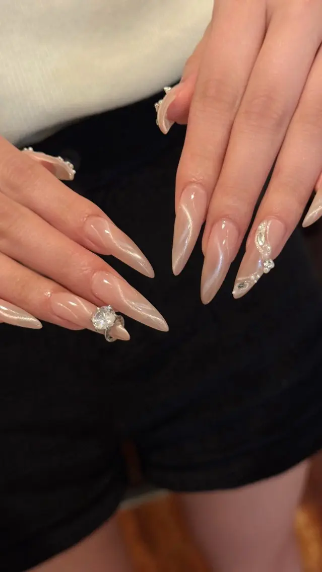 ネイル マグネットネイル ワンホンネイル nailsalon ChuColaのネイルデザイン