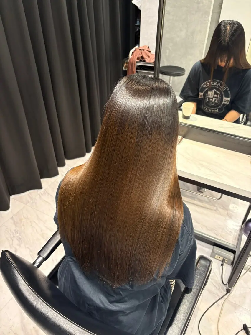 ロング トリートメント みう 📍新宿髪質改善のヘアスタイル