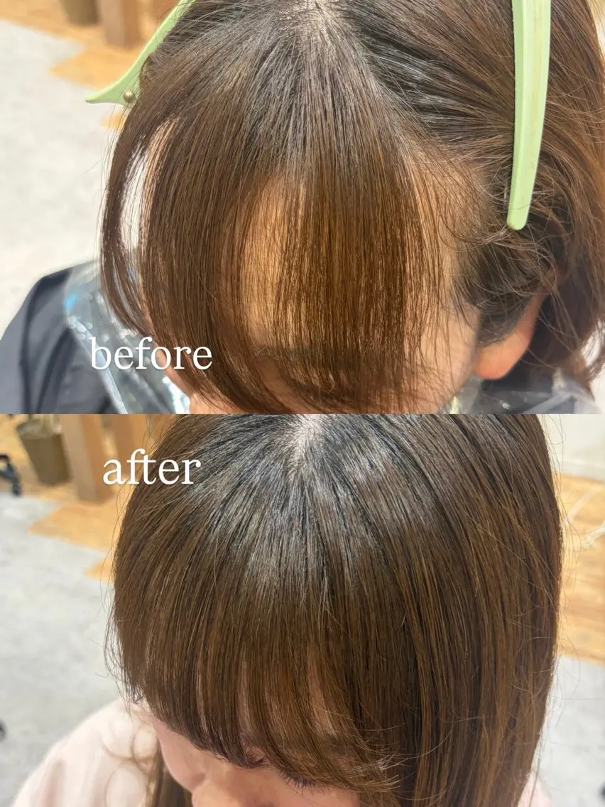 セミロング セミロングパーマ パーマ 縮毛矯正 🕊髪質改善 ストレート🕊まいのヘアスタイル