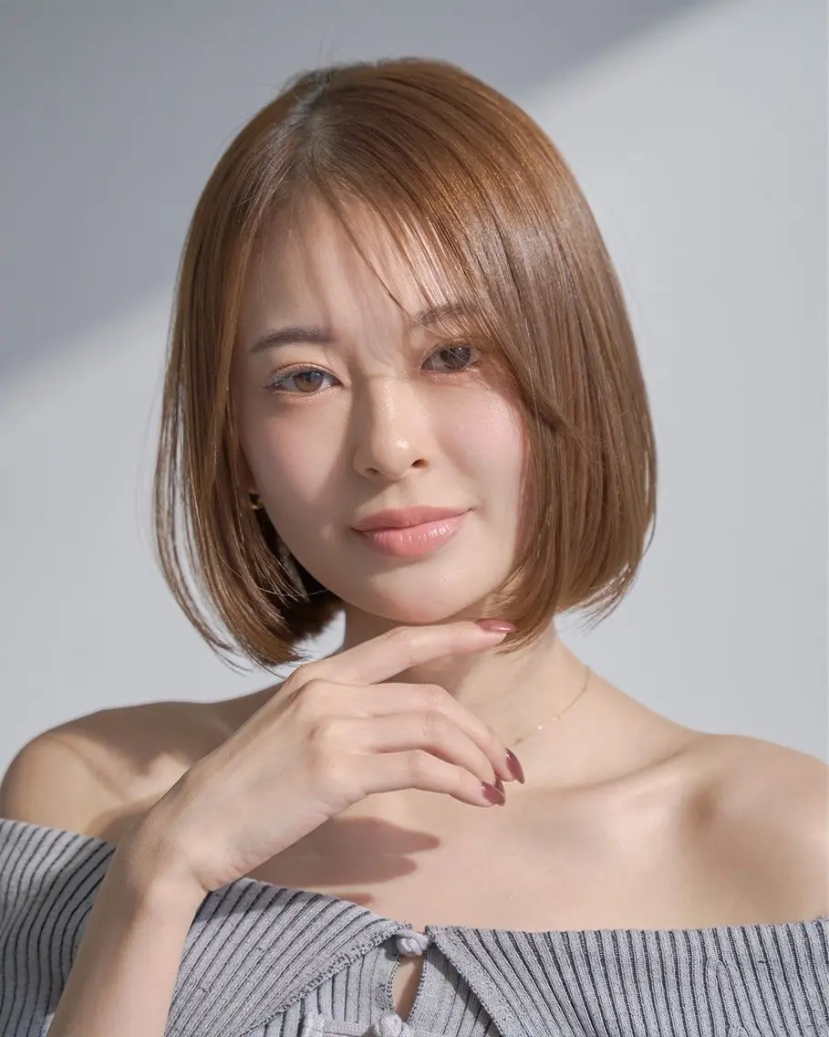 ショート カラー ヘアアレンジ loe博多 五十嵐弘雄のヘアスタイル