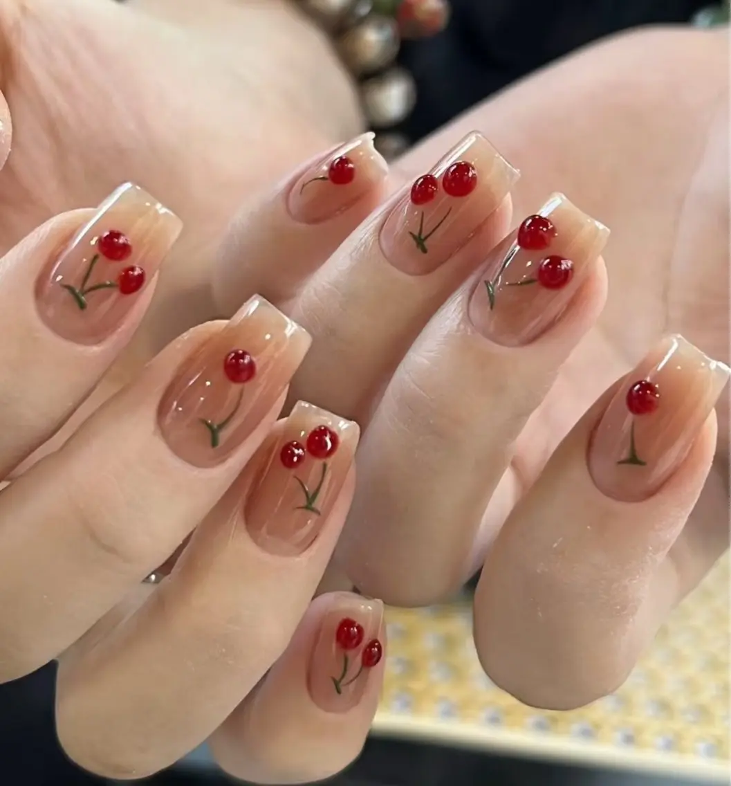 ネイル アートネイル オーロラネイル チークネイル フレンチネイル ガラスフレンチ ハンドネイル 🎀🎀YooLi Nail Salonのネイルデザイン