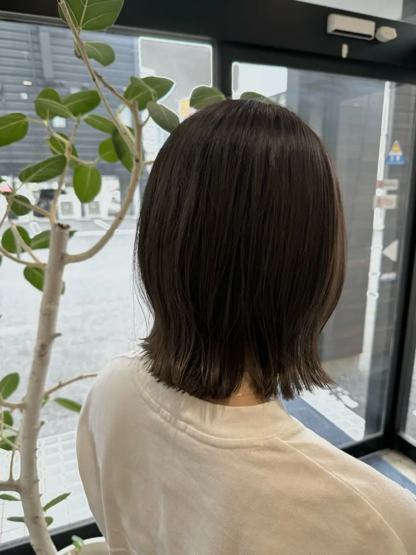 カラー ヘアカラー 國原 姫菜のヘアスタイル