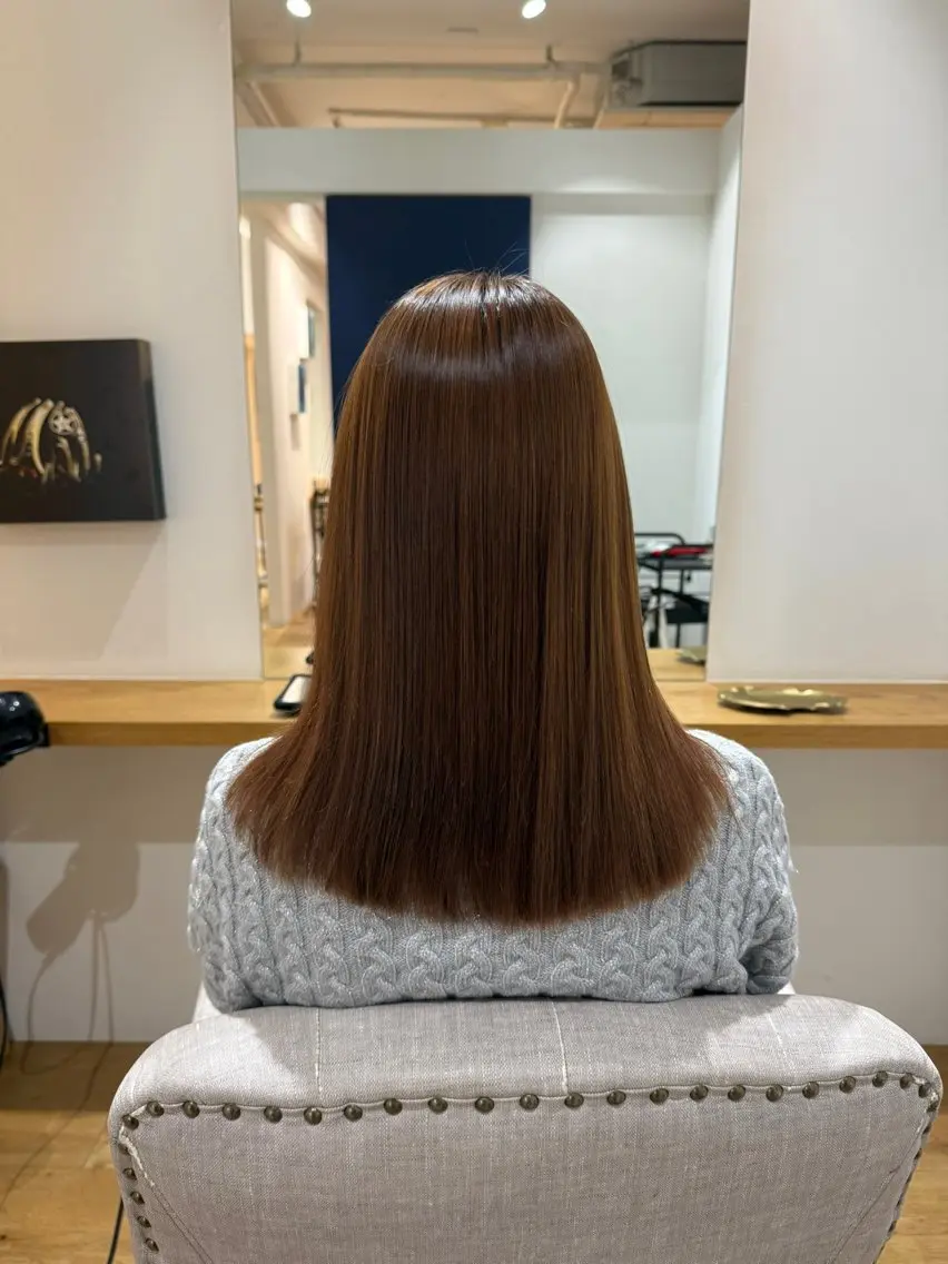 🚺縮毛矯正🚺+✨️ダメージケアトリートメント✨️の写真