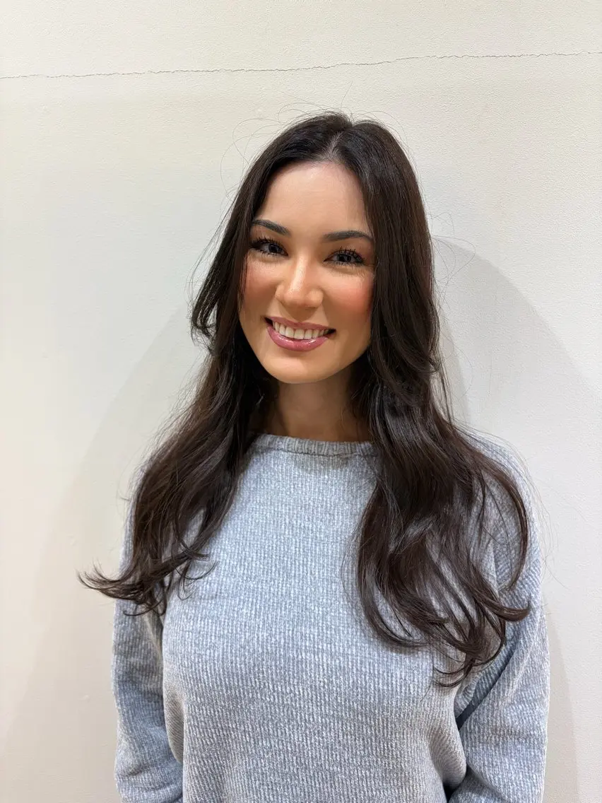 ロング カラー カット ヘアカラー トリートメント ♡オシャ髪♡AI ✂️newi町田のヘアスタイル