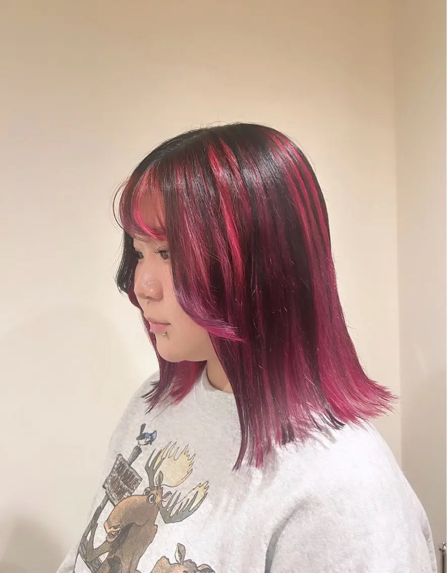 透明感バツグンWカラー(ブリーチ有り)の写真