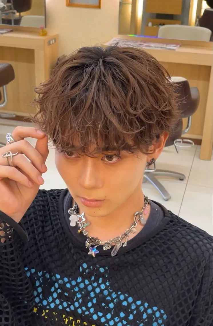 パーマ メンズ メンズパーマ 花澤 孝太/メンズヘアのヘアスタイル