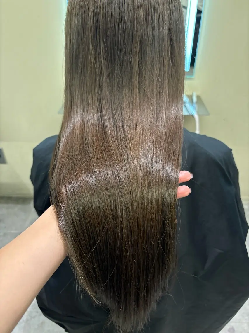 セミロング カラー ヘアアレンジ カット ヘアカラー トリートメント 💟Opus/ Mizuki🐕💟のヘアスタイル