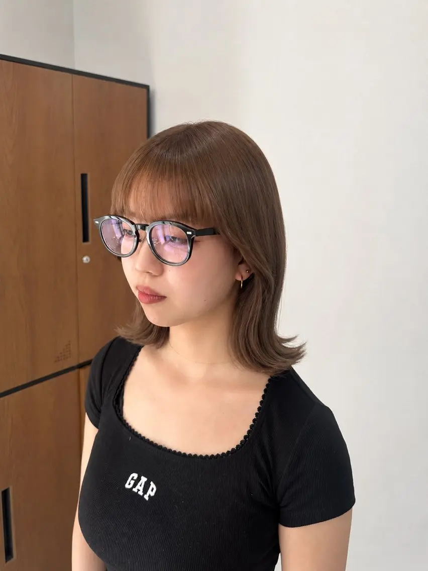 ミディアム ヘアカラー 中島 大聖のヘアスタイル