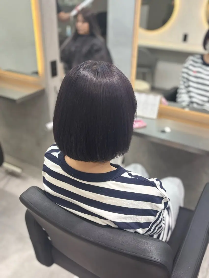 ショート カラー トリートメント ヘアカラー トリートメント 野口 由衣のヘアスタイル