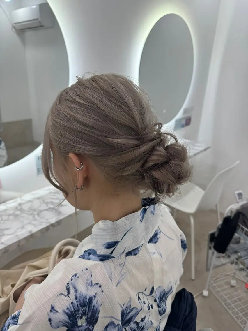 ヘアアレンジ 梅田Lolonois miuのヘアスタイル