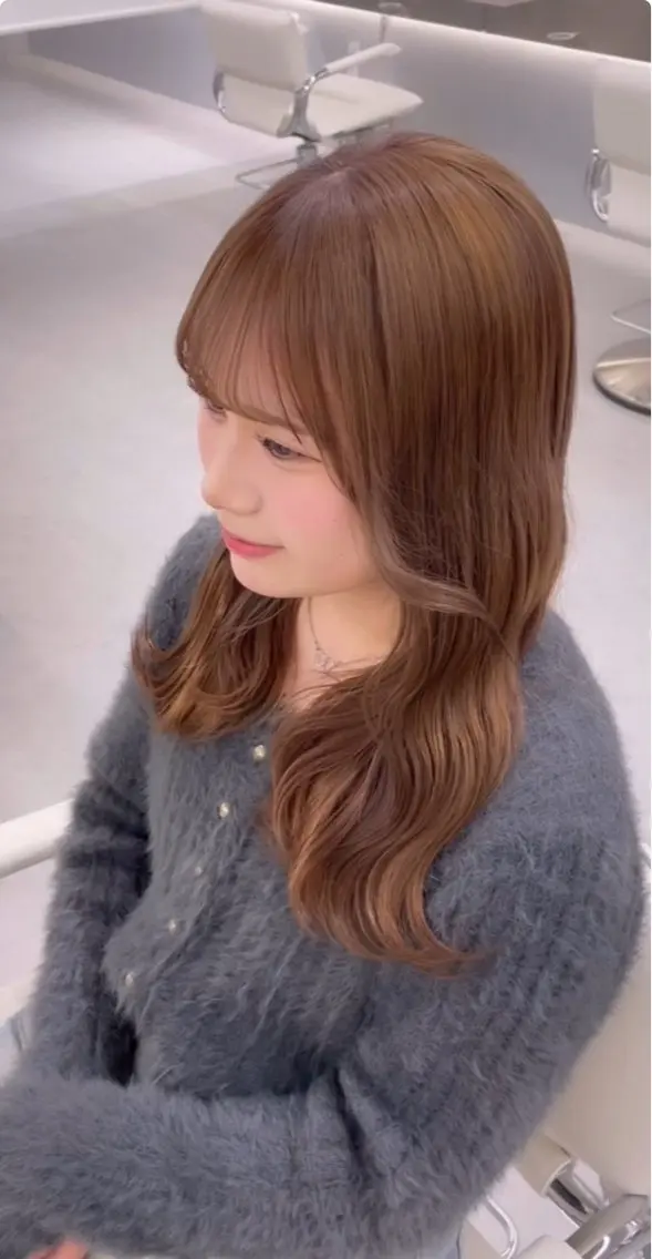 セミロング 黒田 優里 🎀🫧のヘアスタイル