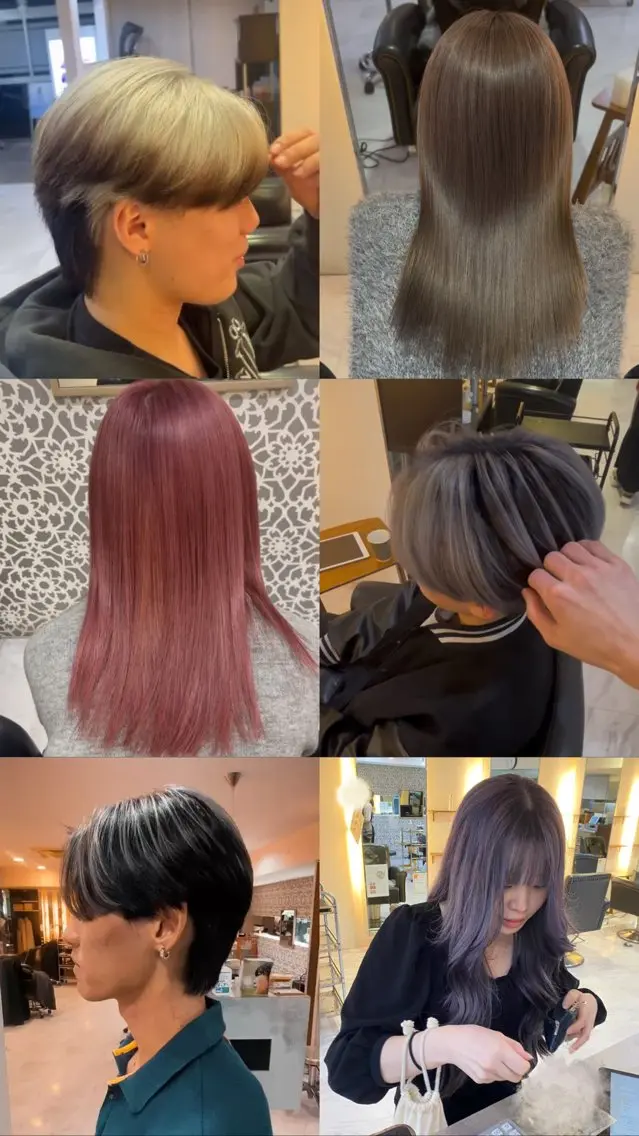 ロング カラー メンズ メンズハイトーン ハイトーンカラー ヘアカラー 藤本 哲平のヘアスタイル