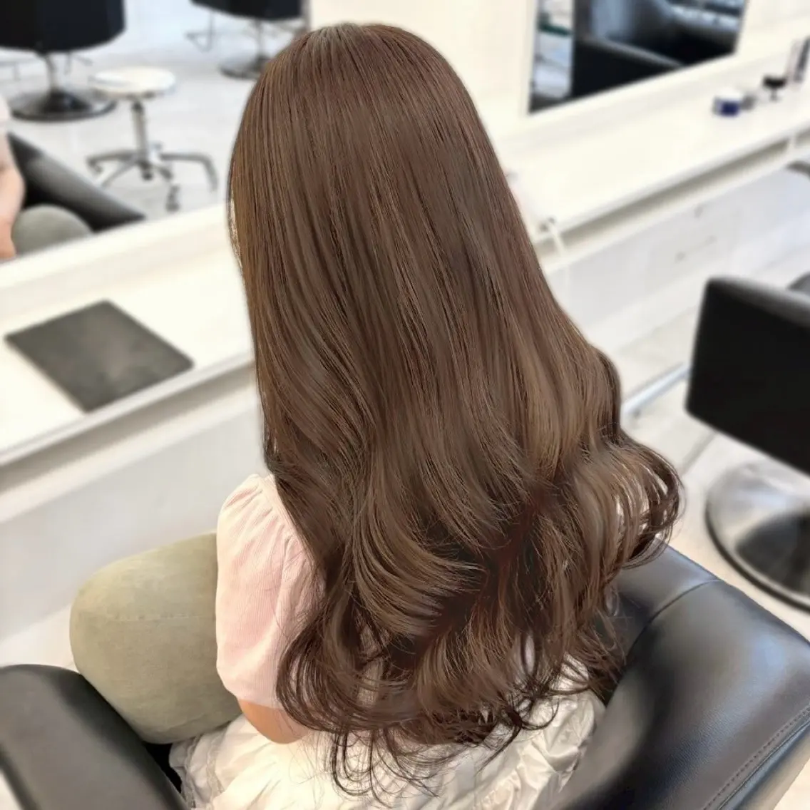 ロング カラー ブリーチ ヘアカラー Parve Mix 森 美遥🩶のヘアスタイル