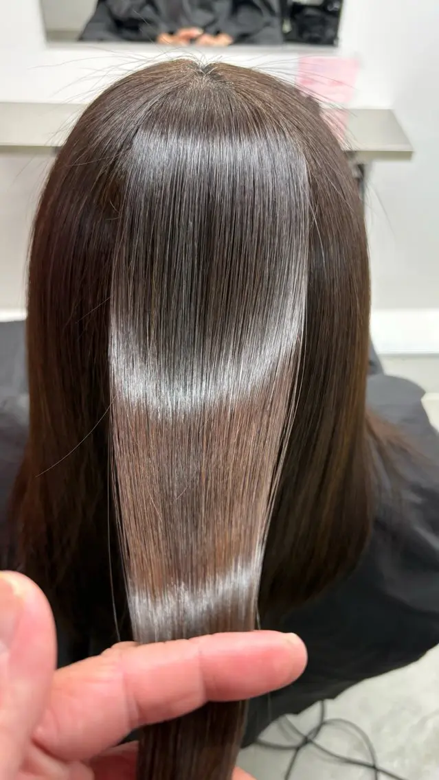 ロング 縮毛矯正 二村 健太のヘアスタイル