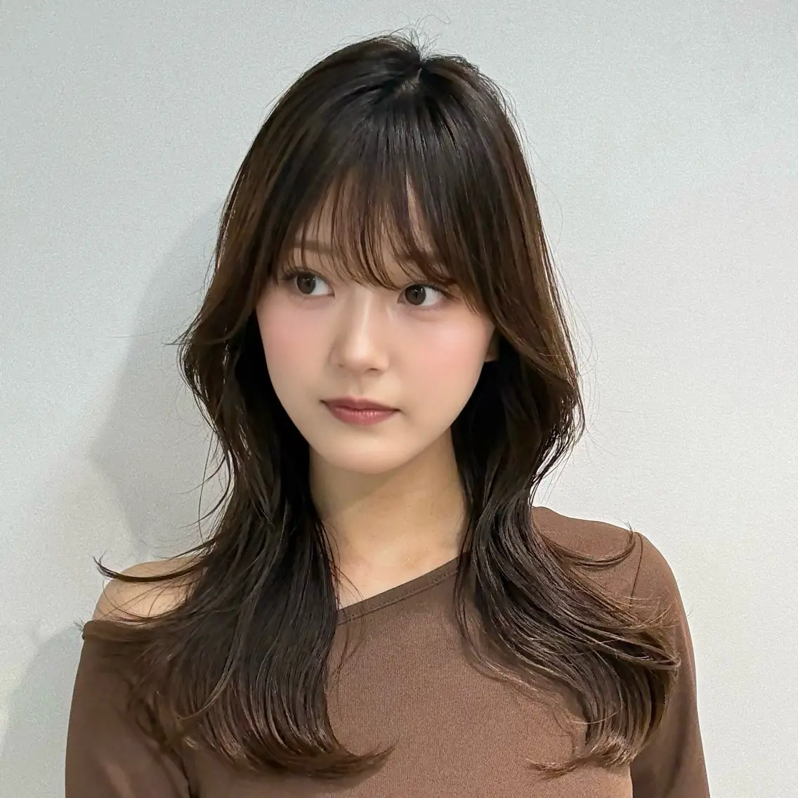 セミロング カット ブリーチなしダブル カラー/レイヤー太我のヘアスタイル