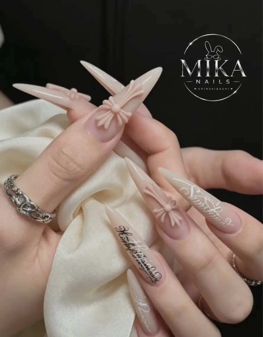 ネイル ハート キラキラネイル 韓国ネイル ロングネイル マグネットネイル ハンドネイル ちみ ちゃん mikaのネイルデザイン