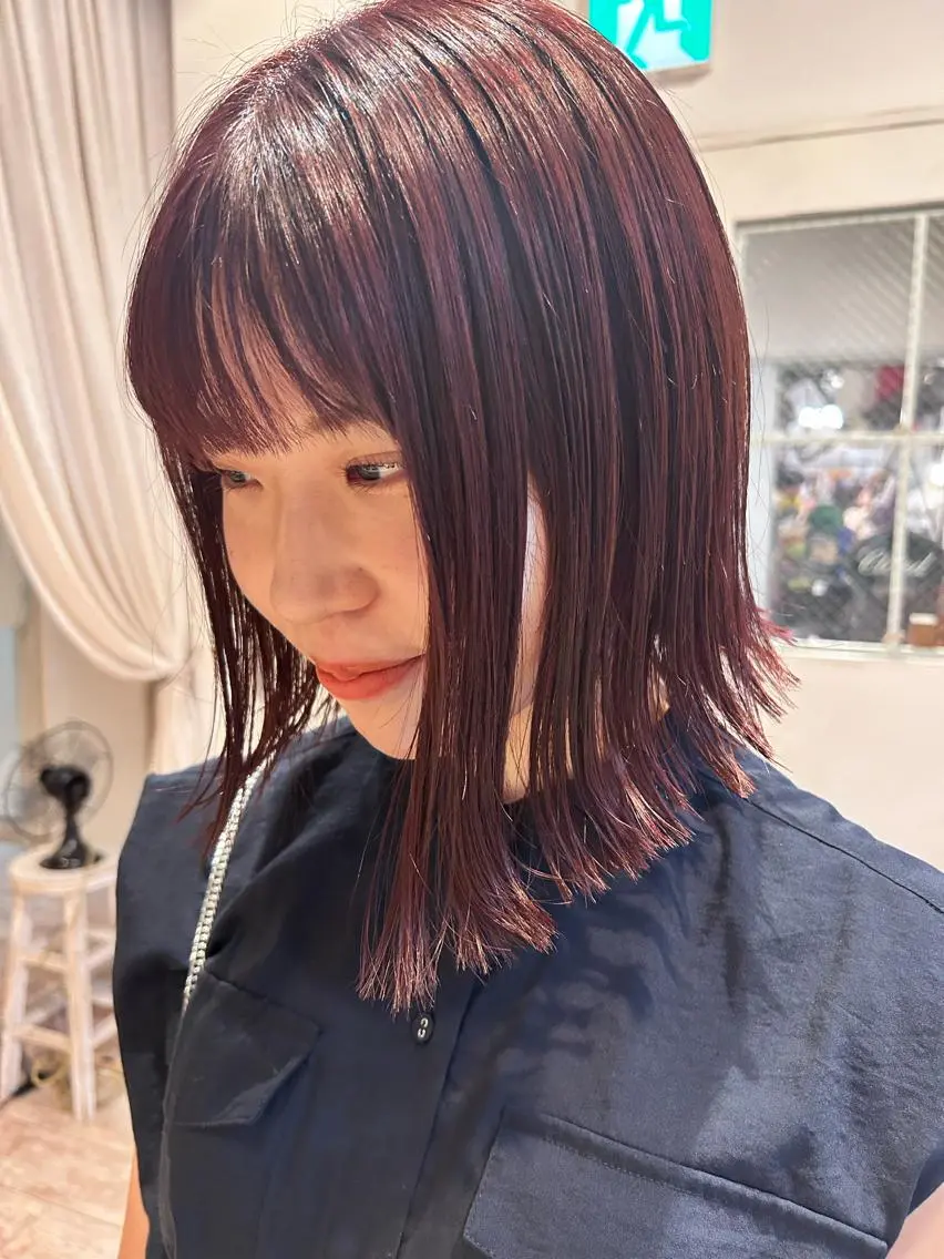 【🌼２回目からの方🌼】カット + アディクシーカラー+ハーブトリートメントの写真
