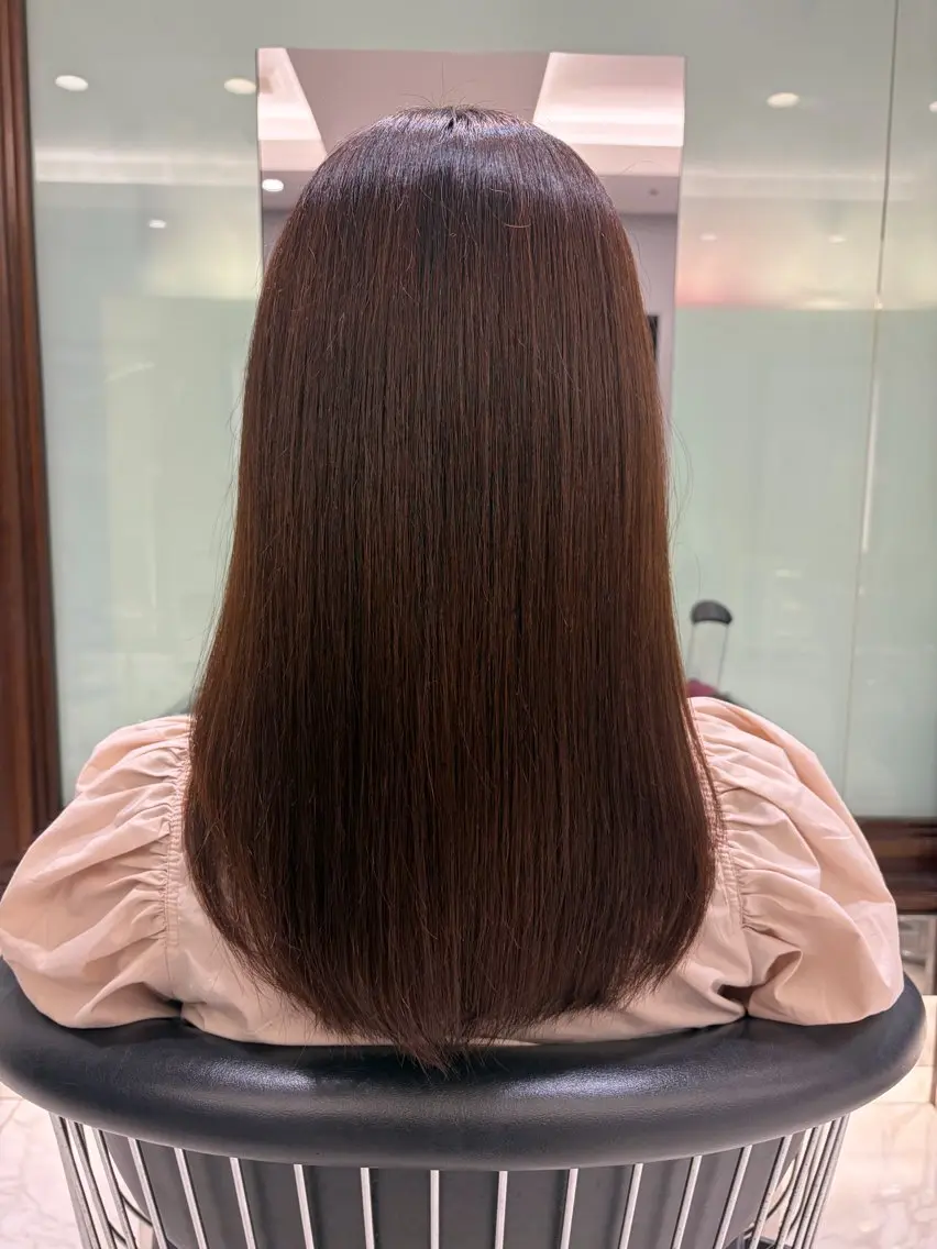 ロング 縮毛矯正 縮毛矯正 🫧 りゅうと🫧のヘアスタイル