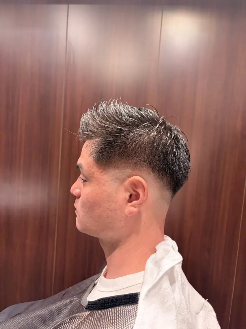 ショート 勝田 隼斗のヘアスタイル