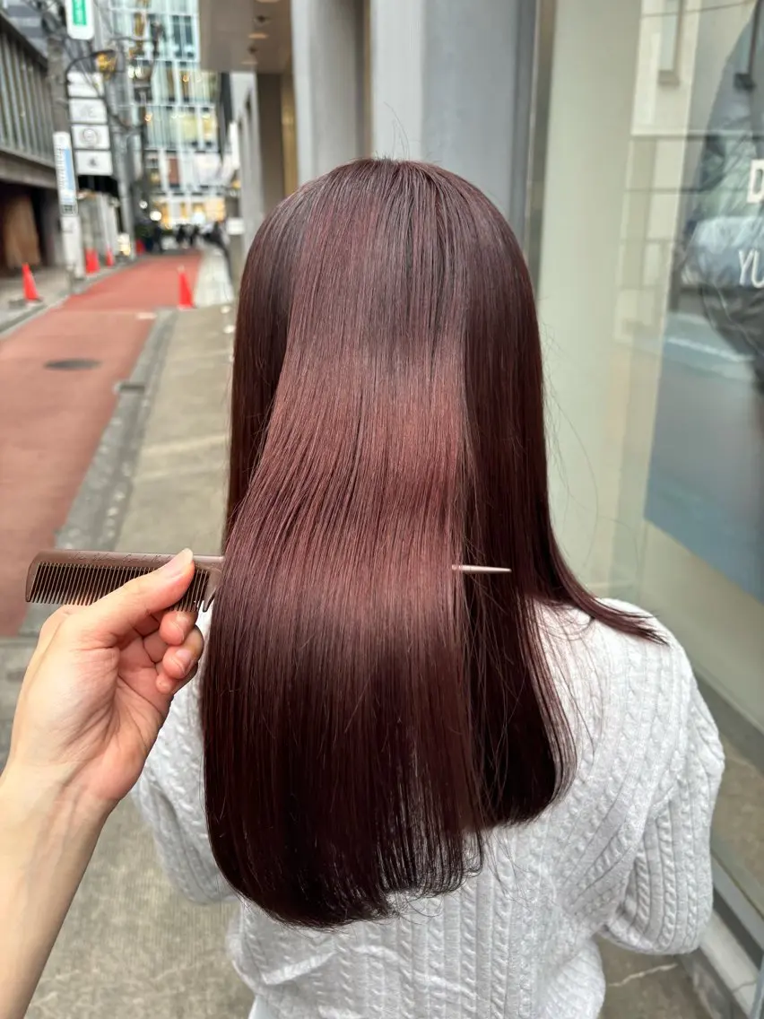 セミロング ヘアカラー トリートメント canna ★ayumiのヘアスタイル