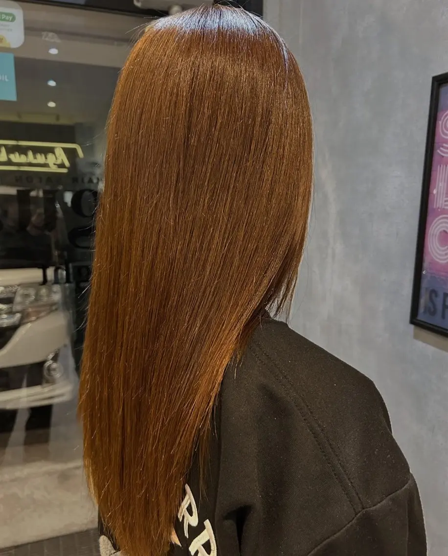 🌈ワンカラー✨※練習モデルのため特殊カラー、ブリーチ不可の写真