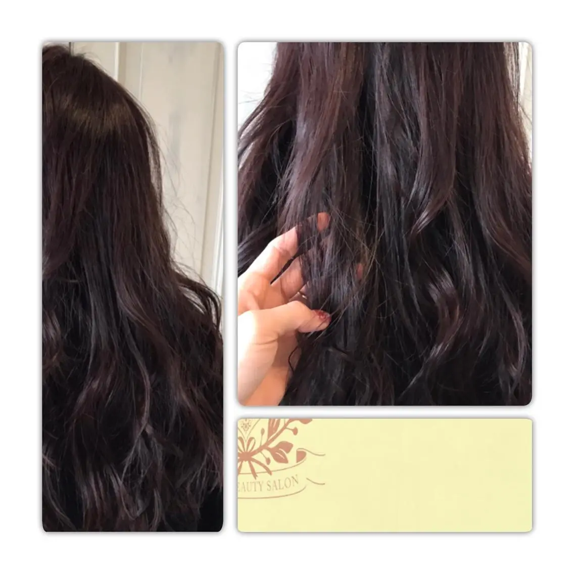 ロング カラー ピンクカラー レッドカラー Ayano_ Jill francのヘアスタイル