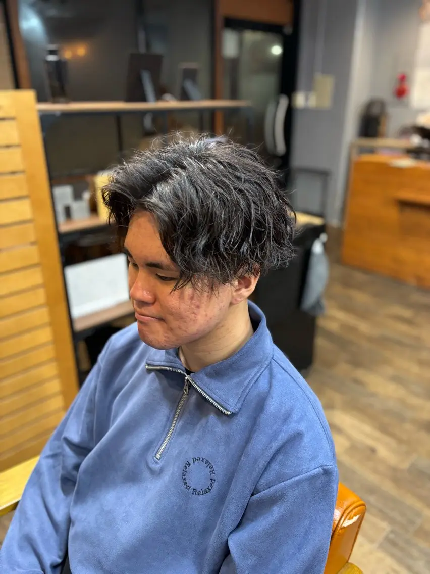パーマ メンズ 後藤 慶斗のヘアスタイル