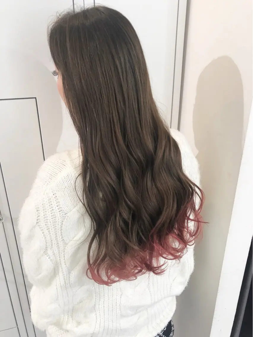 ロング カット ヘアカラー Noe心斎橋 堀田 朋宏のヘアスタイル