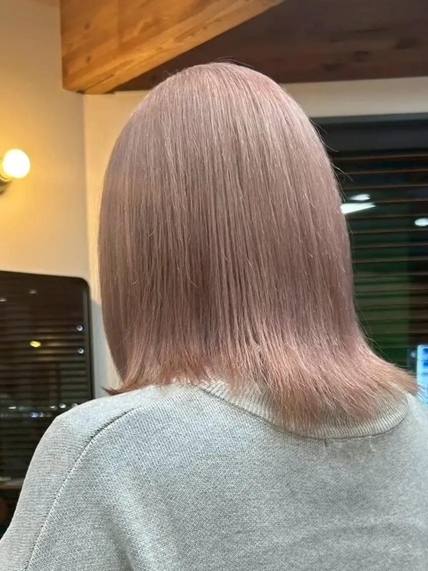 ミディアム LUCK rizunaのヘアスタイル