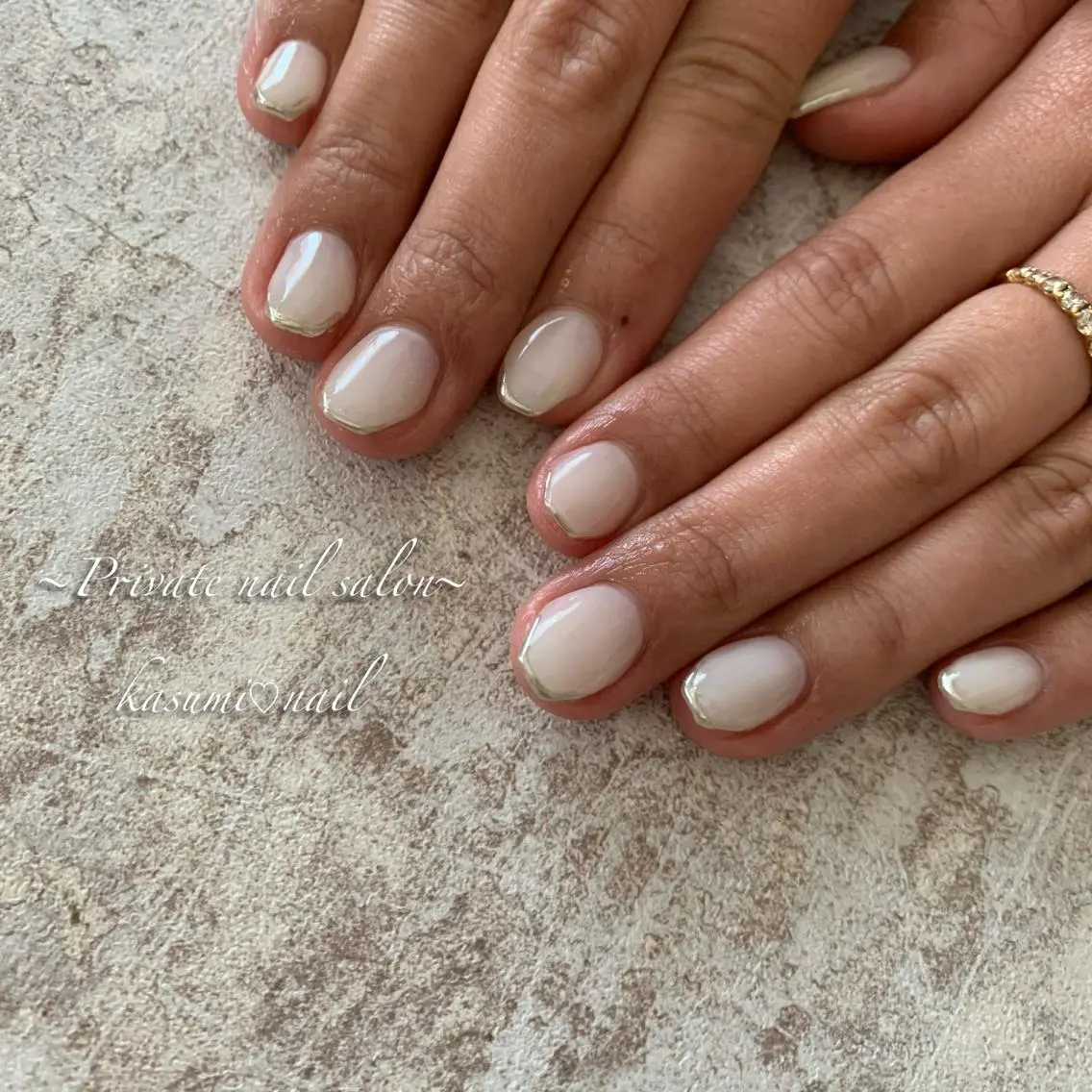 ネイル ラメ(グリッター) マグネットネイル ミラーネイル ニュアンスネイル 冬ネイル KASUMI♡ Nailのネイルデザイン