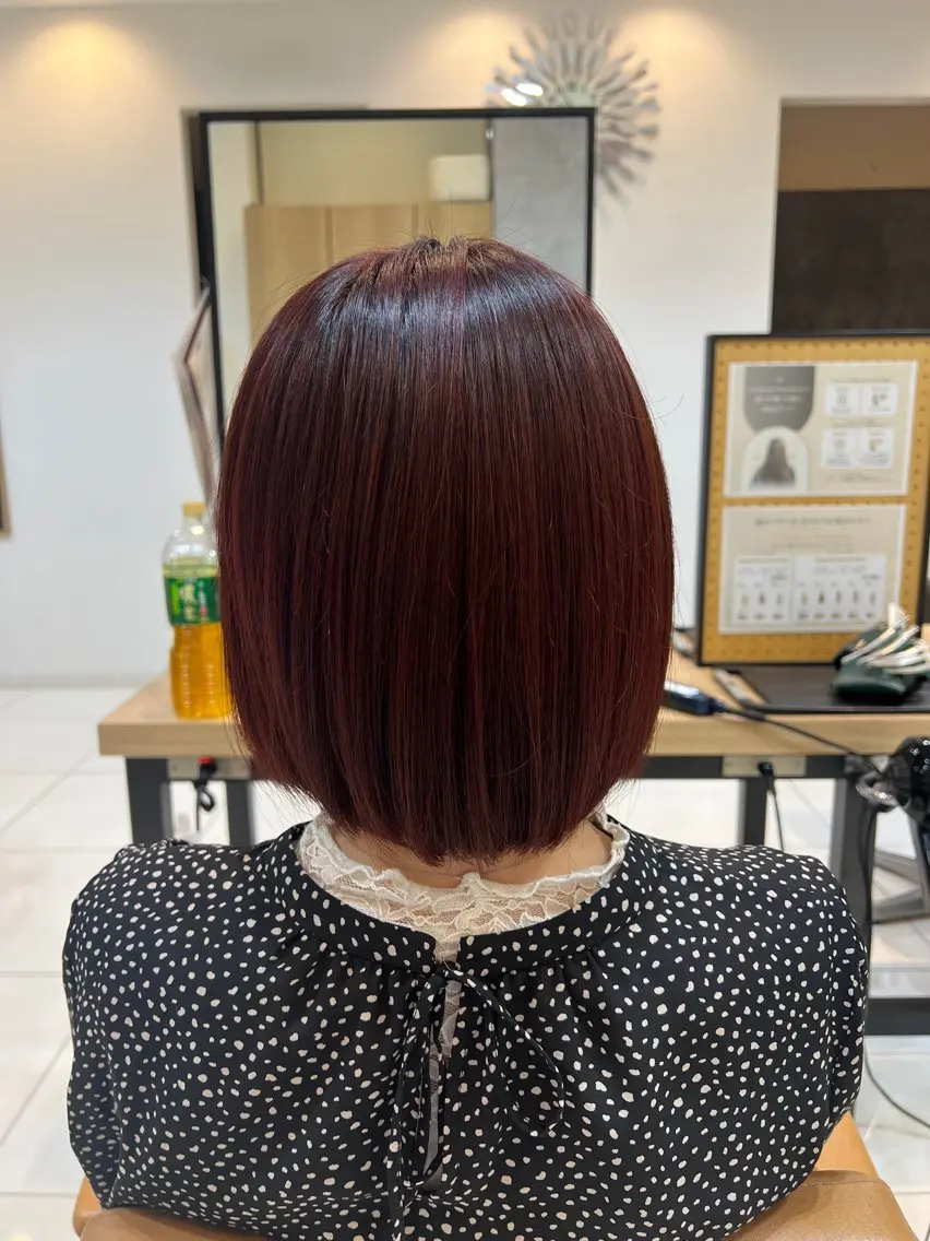 ミディアム 石川 蓮汰朗のヘアスタイル