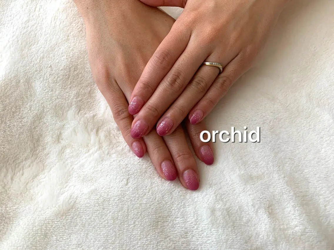 ネイル ハンドネイル フットネイル orchid ♡オーキッドのネイルデザイン