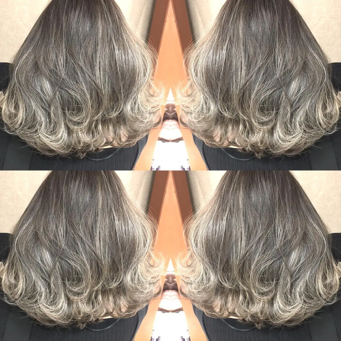 ミディアム カラー ネイル マツエク・マツパ ヘアカラー トリートメント 井上 一平のヘアスタイル