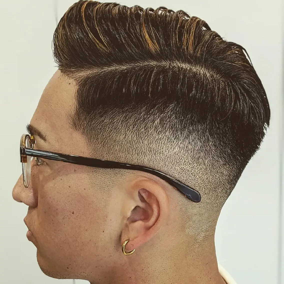 フェードカット+シャンプー・ブロー+ヘアセットの写真