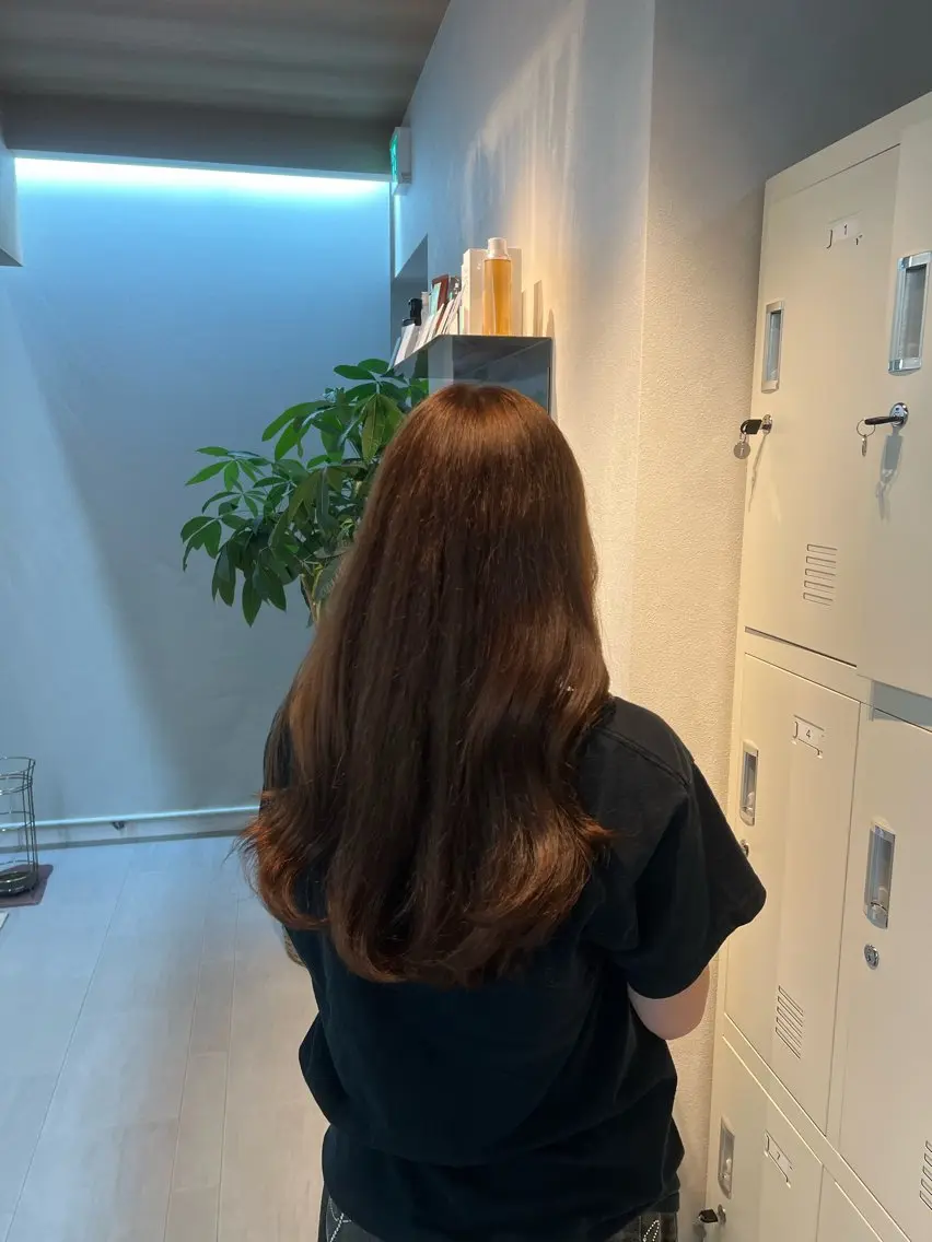 ロング 森川 紗菜のヘアスタイル