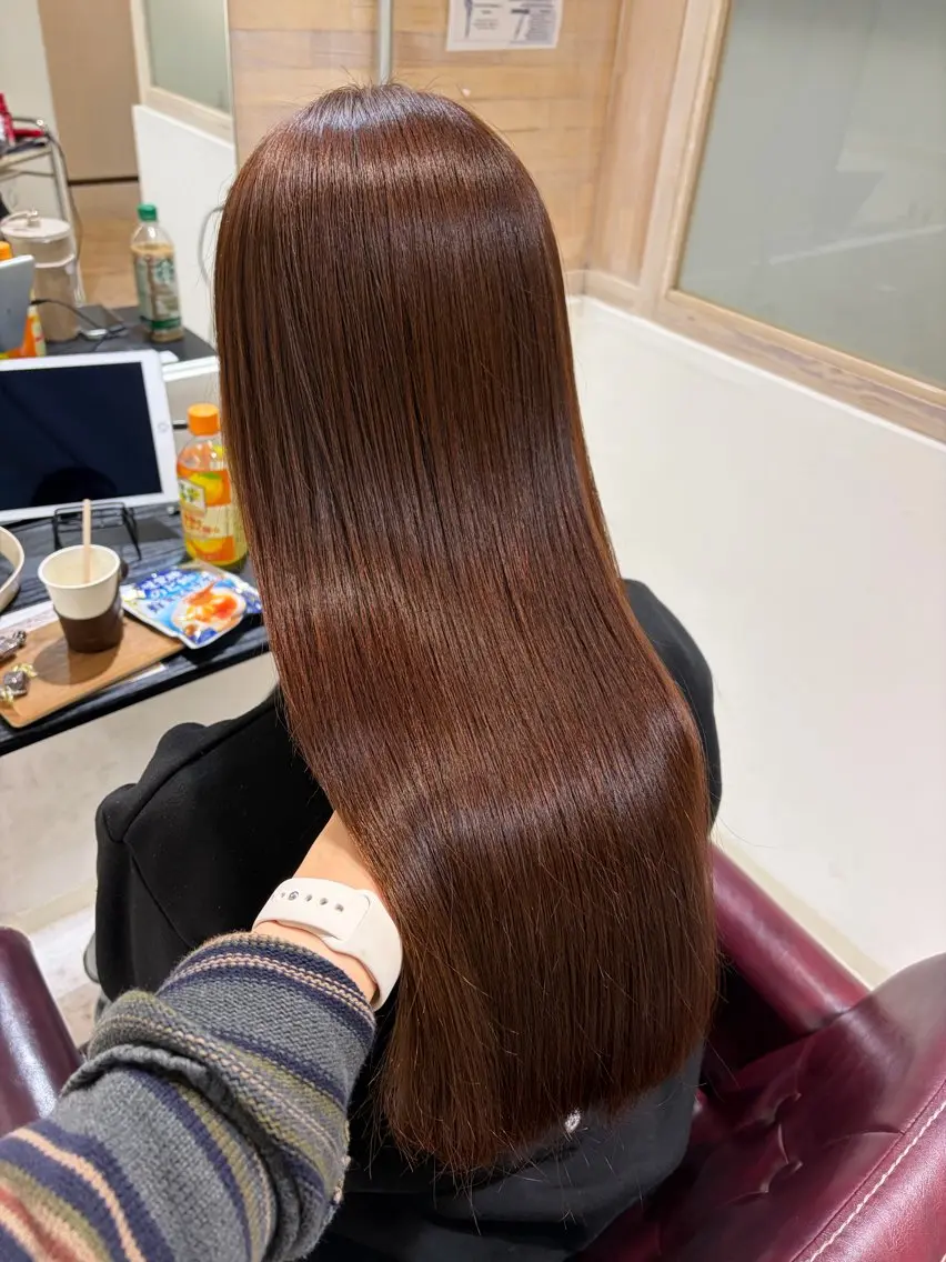 《ご新規様限定🌸》✂️カット＋🌙髪質改善縮毛矯正＋🌷カラー＋TOKIOトリートメント⋆✦の写真