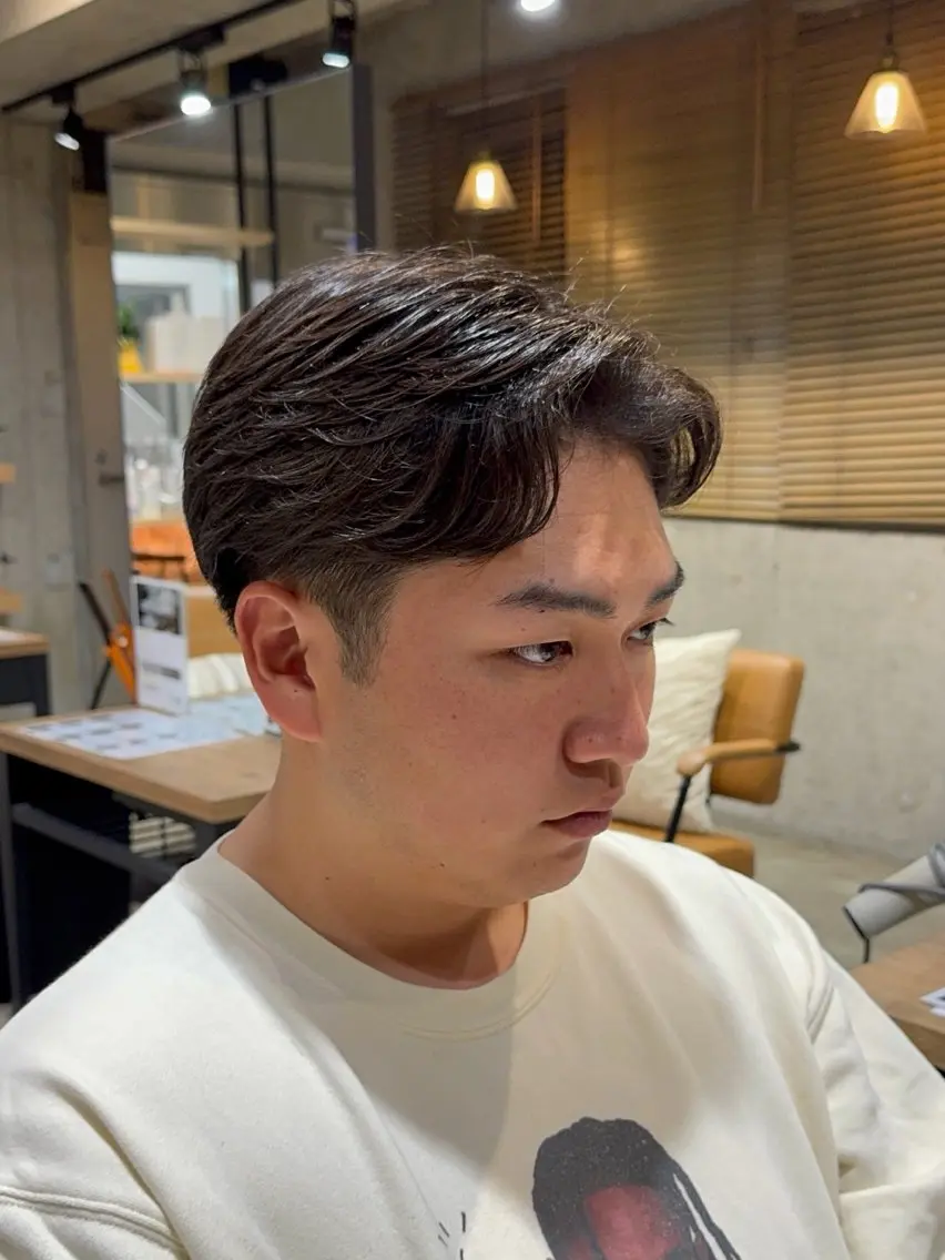 メンズ カット 谷本虎太郎 レイヤー🌈ボブのヘアスタイル