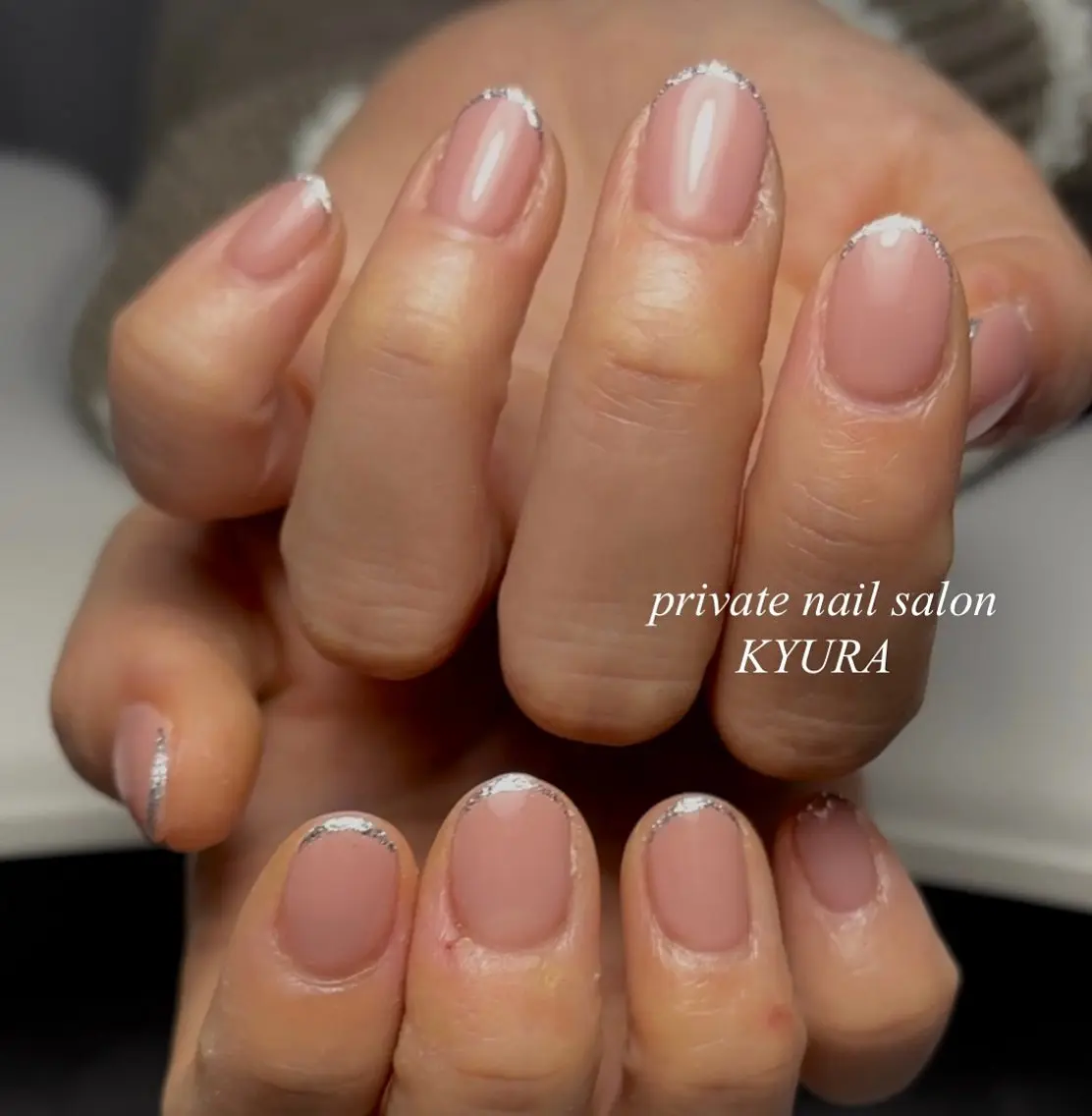 ネイル フレンチネイル 大東市ネイルサロン 【KYURA】きゅらのネイルデザイン