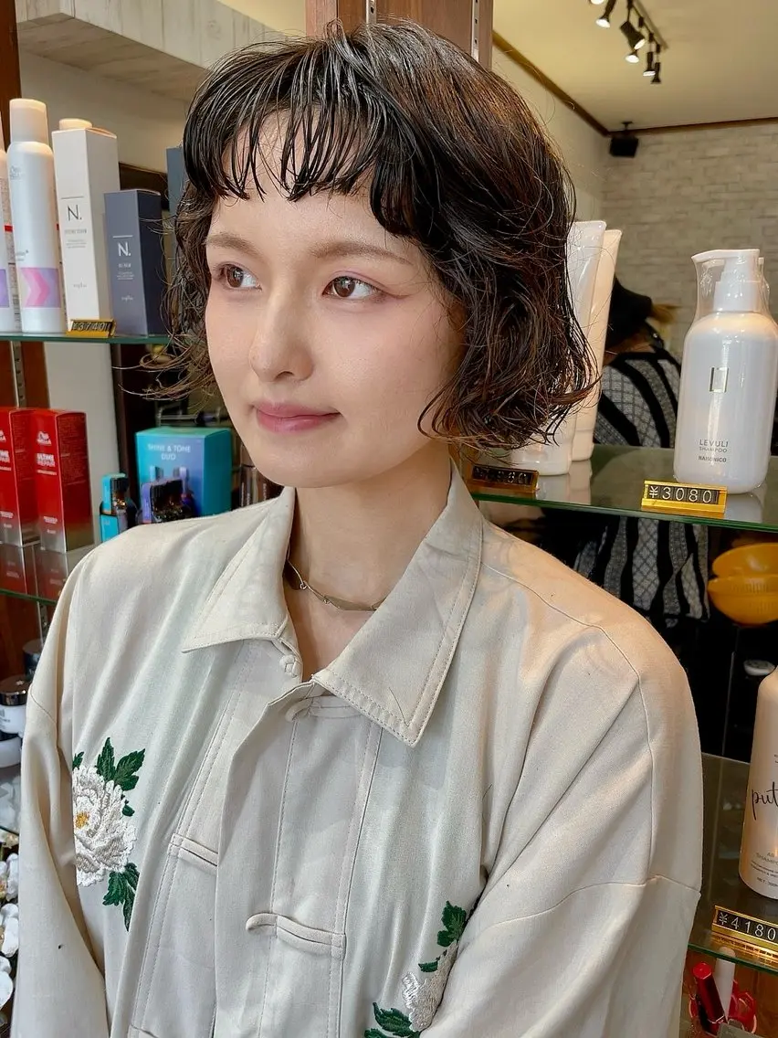 ミディアム カラー パーマ kohei 【期間限定募集】のヘアスタイル